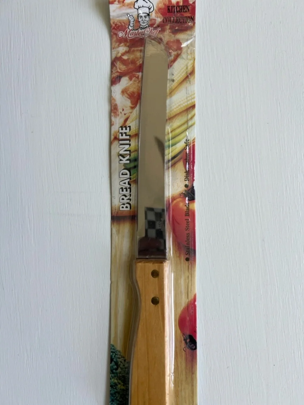 Bread Knife with Wood Handle